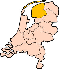 Фрисландия на карте