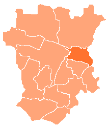 Гудермесский район на карте