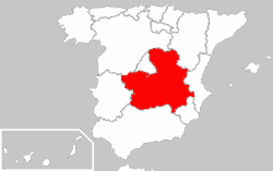 Кастилия — Ла-Манча на карте