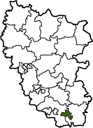 Ровеньковский городской совет, карта