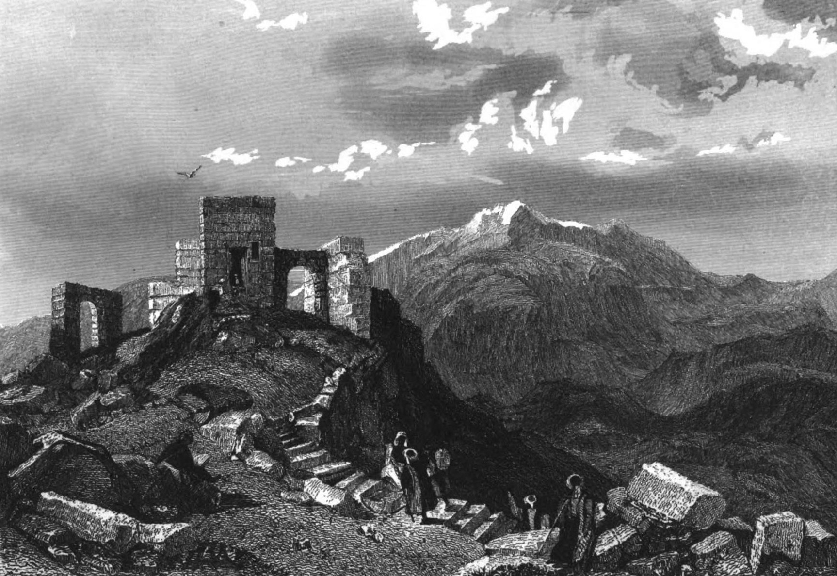 Рисунок на вершине горы Рисунок на вершине горы