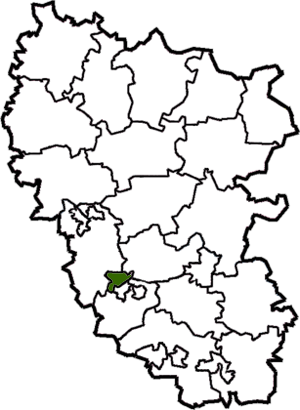 Стахановский городской совет, карта