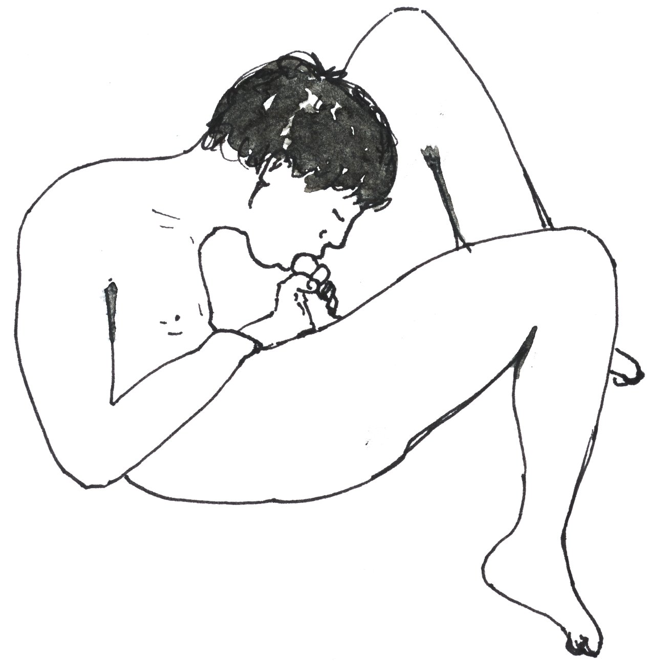 Male masturbation positions