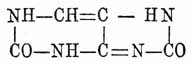 подобно тому, как мочевая кислота (см.) представляет диуреид триоксиакриловой кислоты.