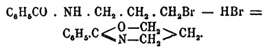 2) При действии на ортоаминобензилгалоидные производные ангидридами кислот получаются фенпентоксазолы и кумазоновые кислоты:
