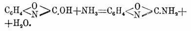 Все эти производные интересны в том отношении, что они существуют в двух формах; первые формы, приведенные в уравнениях реакций образования, отвечают бензоксазолам, вторые же являются производными бензоксазолонов, т. е. дигидрокетобензоксазолов: