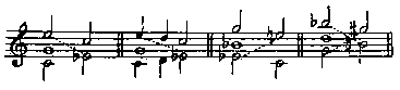 В диатонической системе гармонии П. обычно производит впечатление фальшивого звучания и поэтому в аккордовой фактуре запрещается правилами музыкальной композиции.