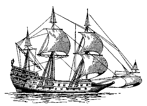 Корабли гребного и парусного флотов. Линейный корабль. 1646. Франция.