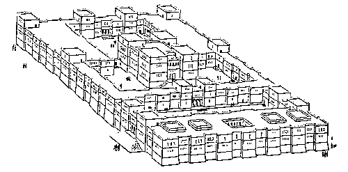Дворец Такха-Мариам в Аксуме. Реконструкция.