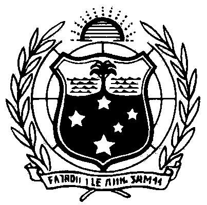 Государственный герб Западного Самоа.