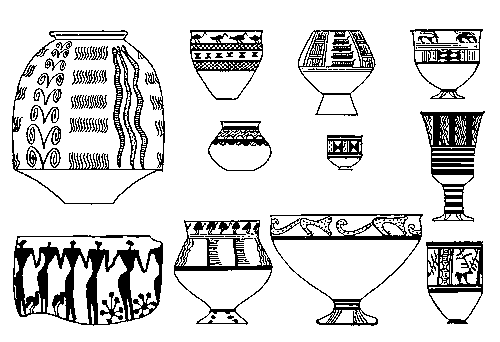 Керамика из комплекса Сиалк III.