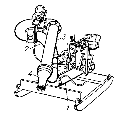Рис. 1. Гидромонитор с дистанционным управлением.