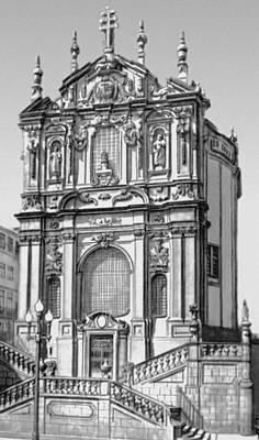 Н. Назони. Церковь Сан-Педру душ Клеригуш в Порту. 1732—48.