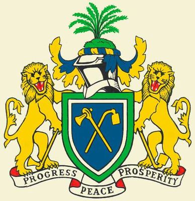 Государственный герб Гамбии.