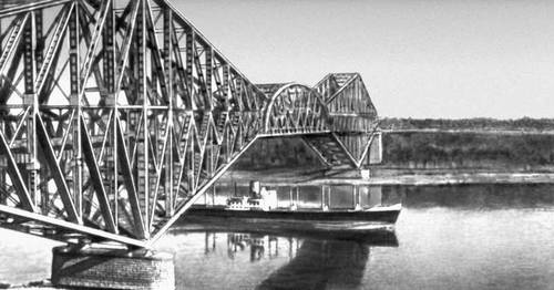 Мост через р. Св. Лаврентия (Канада). 1917.