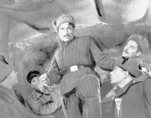 Кадр из фильма «Южный узел». Реж. И. А. Савченко. 1948.
