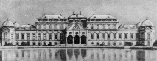 Л. Хильдебрант. Дворец Верхний бельведер в Вене. 1721 — 22.