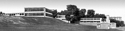 Ульмская высшая школа художественного конструирования. 1953—55. Архитектор М. Билль.