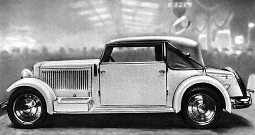 Автомобиль «Адлер». 1930.