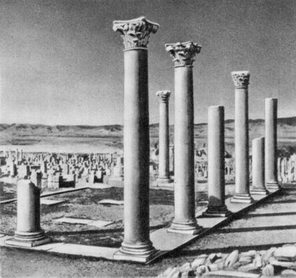 Руины Тимгада. 1 — 2 вв.