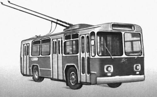 Троллейбус ЗИУ-9Б (г. Энгельс, завод им. М. С. Урицкого, 1972).
