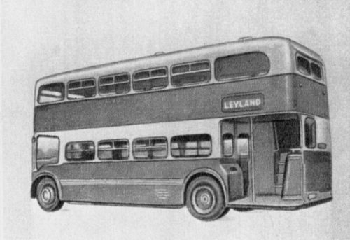 Двухэтажный автобус «Атлантин» фирмы «Бритиш Лейленд мотор корпорейшен».