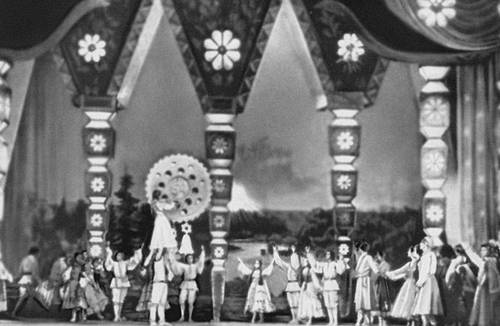 Сцена из балета «Сакта свободы» А. Скулте. 1950.