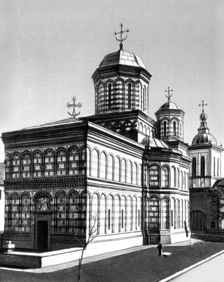 Бухарест. Церковь Михай-Водэ. 1589—91.