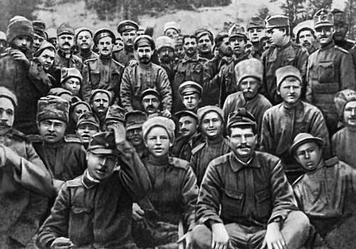 Братание на русско-германском фронте. 1917.