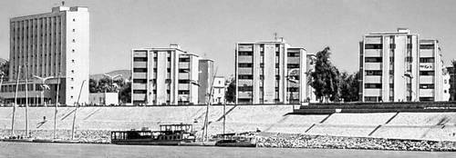 Набережная Нила в Асуане. Жилые дома. 1960-е гг.
