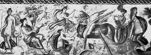 Мозаика из «виллы Нила» в Лептис-Магне. 2 в. Археологический музей. Триполи.