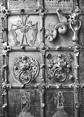 Дверь собора в Трое (Италия). Бронза. 1119. Фрагмент.