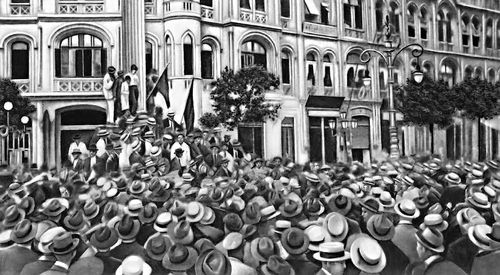 Демонстрация за признание СССР. Буэнос-Айрес. 1924.