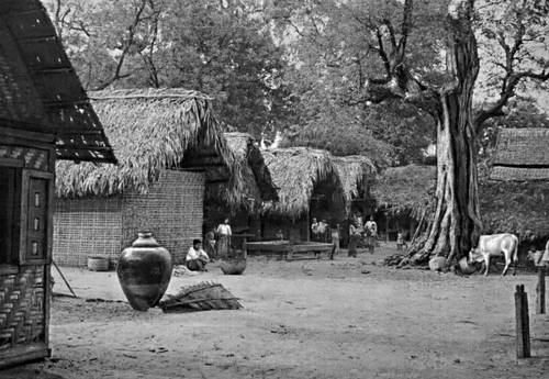 Деревня в районе г. Мандалай, близ Амарапуры.