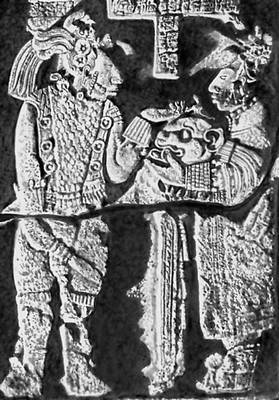 Скульптура. Рельеф храма в Яшчилане (культура майя; Мексика). Известняк. 8—9 вв.