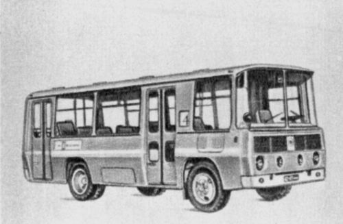 Городской автобус малой вместимости ПАЗ-665.