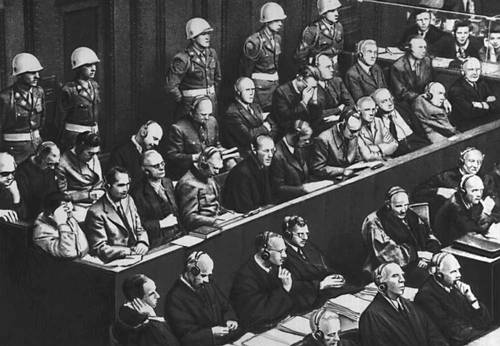 Нюрнбергский процесс 1946. Главные военные преступники.