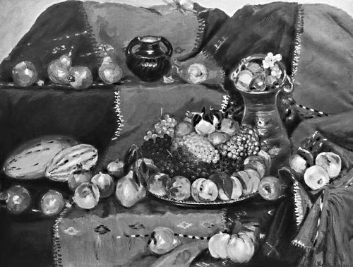 М. А. Асламазян. «Армянский натюрморт». 1955. Третьяковская галерея. Москва.