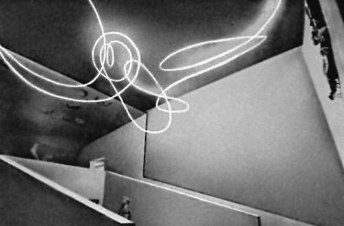 Л. Бальдессари и Л. Фонтана. Лестница и холл торгово-промышленной выставки в Милане. 1950-е гг.