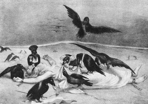 Гранвиль и Э. Форе. «Франция, отданная на растерзание воронам всех сортов». Литография. 1831.