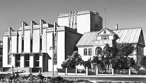 Гудйоун Самуэльссон. Национальный театр в Рейкьявике. 1928 — 32.