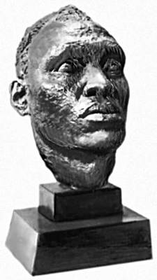 Дж. Эпстайн. Портрет П. Робсона. 1928. Бронза. Музей искусства. Филадельфия.
