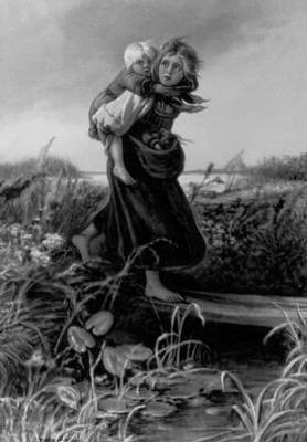 К. Е. Маковский. «Дети, бегущие от грозы». 1872. Третьяковская галерея. Москва.