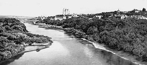 Река Днепр (в черте Смоленска).