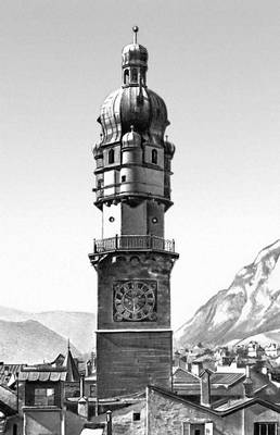 Инсбрук. Городская башня. Ок. 1358, перестроена в 1560.