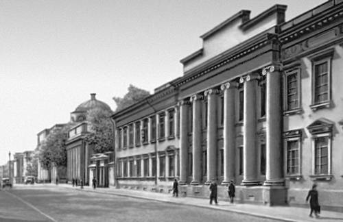 Хельсинки. Здание университета с обсерваторией и библиотекой. 1828—45. Архитектор К. Энгель.