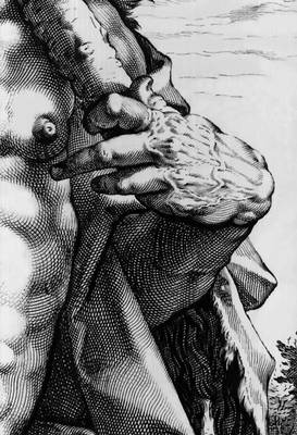 Резцовая гравюра на металле (Х. Голциус. «Геркулес». 1589. Фрагмент).