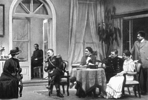 МХАТ. Сцена из спектакля «Три сестры» А. П. Чехова. 1940.