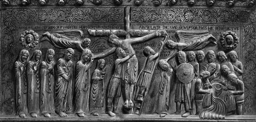 Б. Антелами. «Снятие со креста»» Мрамор. 1178. Собор в Парме.