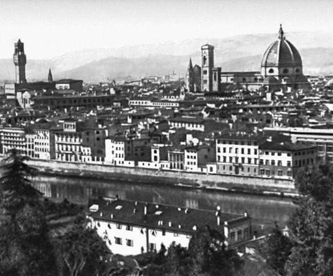 Флоренция. Общий вид города.